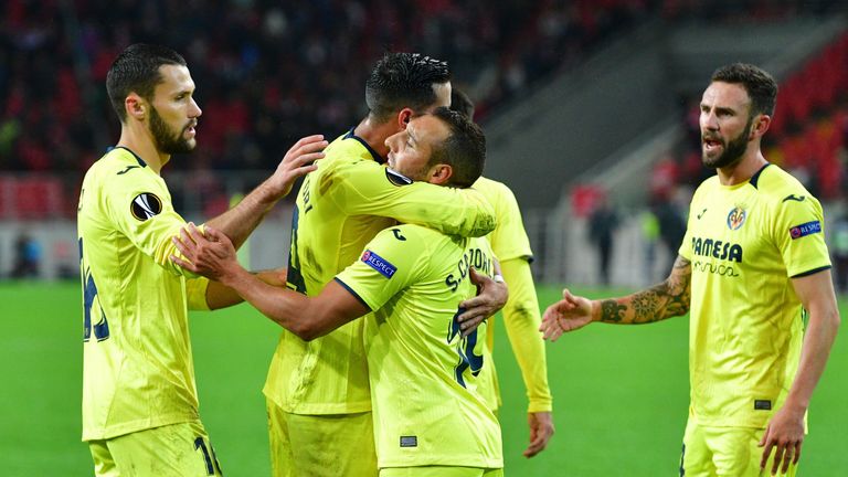 Santi Cazorla scores his first goal in over two years in Villarreal's dramatic 3-3 draw with Spartak Moscow