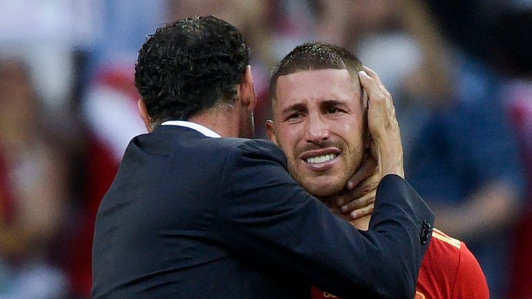 Sergio Ramos and Spain suffered World Cup heartbreak in Russia