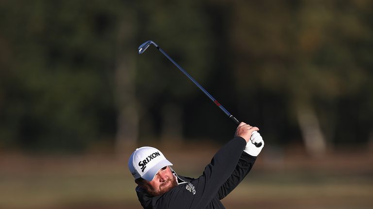 during the Practice Day for the British Masters supported by Sky Sports at Walton Heath Golf Club on October 9, 2018 in Tadworth, England.