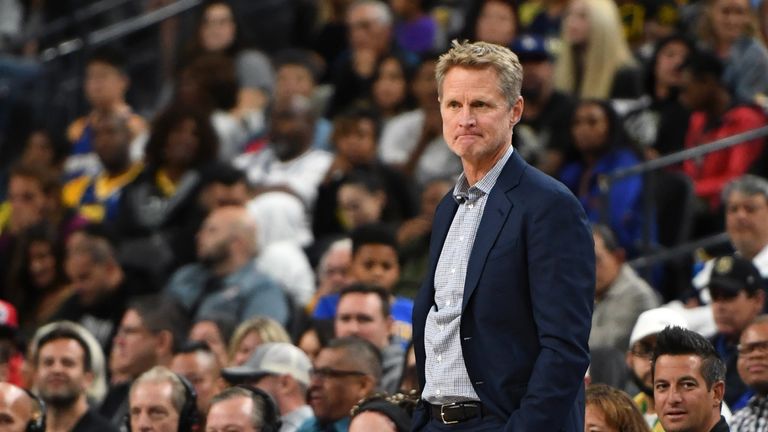 Warriors coach Steve Kerr is enjoying the team's success