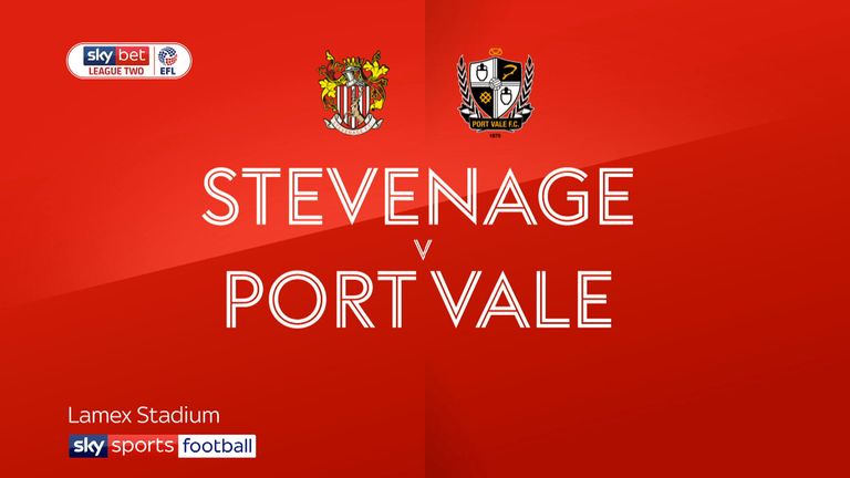 Stevenage v Port Vale