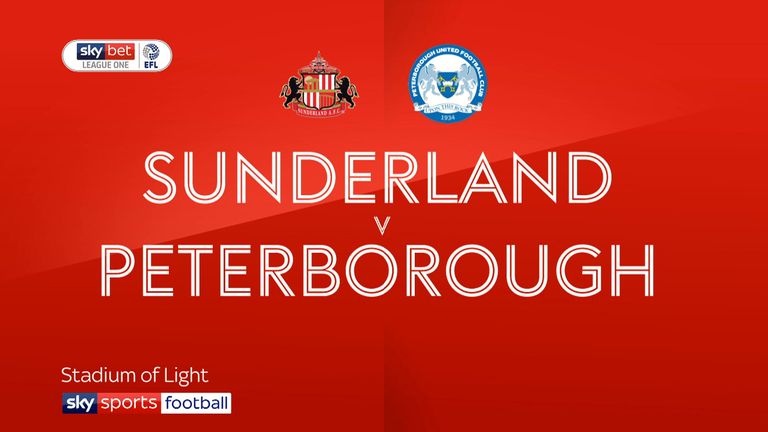 Sunderland v Peterborough