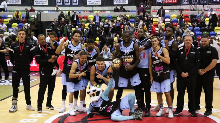 Surrey Scorchers won the British Basketball All-Stars Championship with a 36-33 overtime victory over Leicester Riders in a thrilling final at The Copper Box Arena, London.