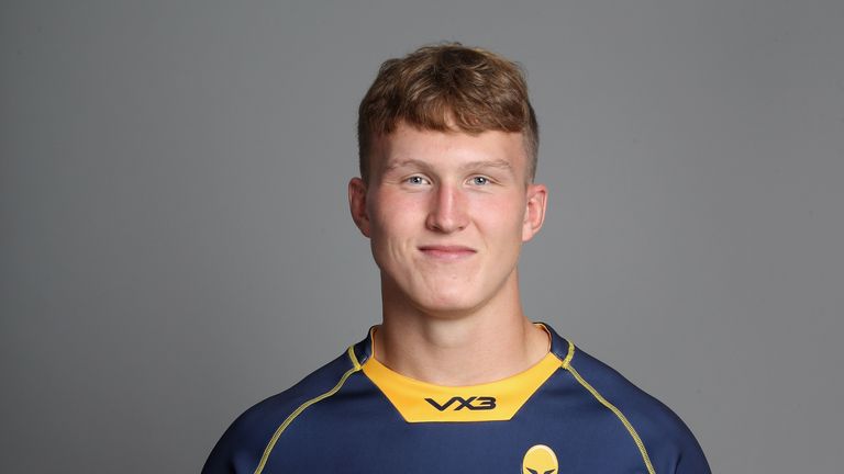 of Worcester Warriors poses for a portrait during the Worcester Warriors squad photo call for the 2018-19 Gallagher Premiership Rugby season at Sixways Stadium on August 14, 2018 in Worcester, England.