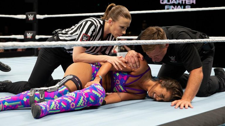 Tegan Nox suffered an injury in the quarter-finals of the Mae Young Classic