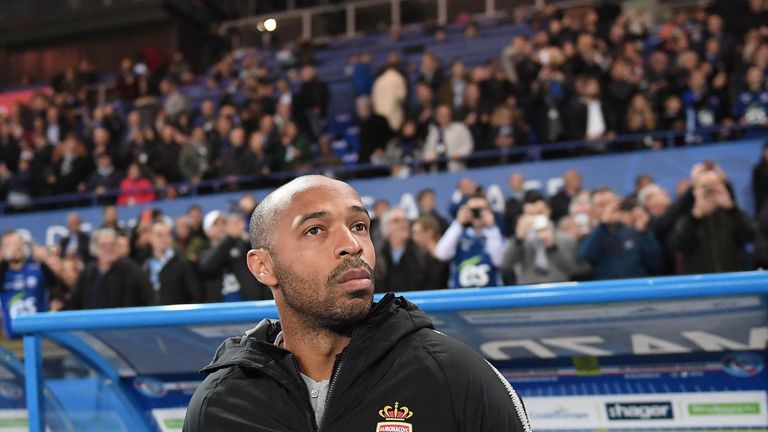 Thierry Henry's first match as Monaco head coach ended in defeat