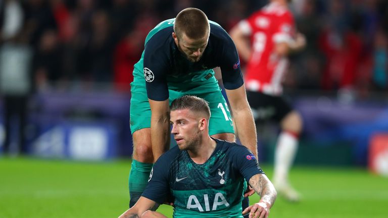 PSV Eindhoven 'test the waters over summer move for Toby Alderweireld as  they contact Tottenham defender's agent but his history with Ajax could  stop a move getting off the ground'