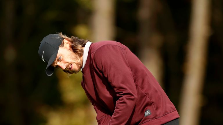 Tommy Fleetwood during Day One of Sky Sports British Masters at Walton Heath Golf Club on October 11, 2018 in Tadworth, England.