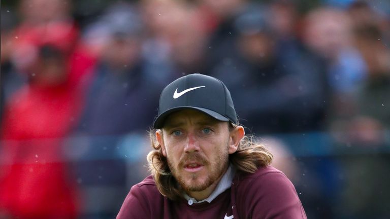 Tommy Fleetwood during day one of the British Masters at Walton Heath Golf Club, Surrey. 