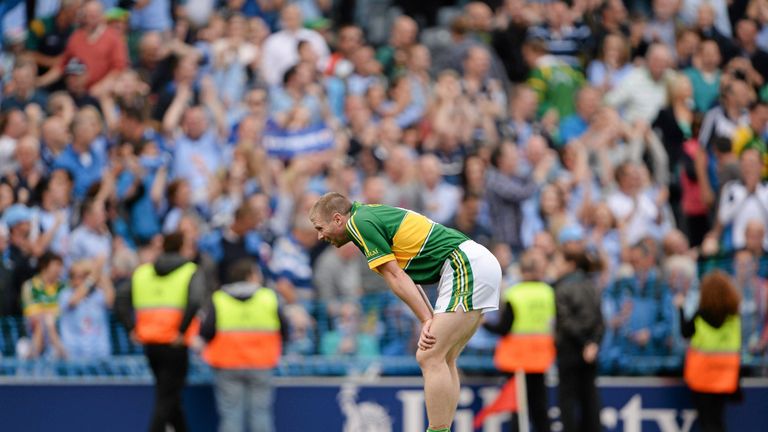 Ó Sé dejected following his final game for Kerry