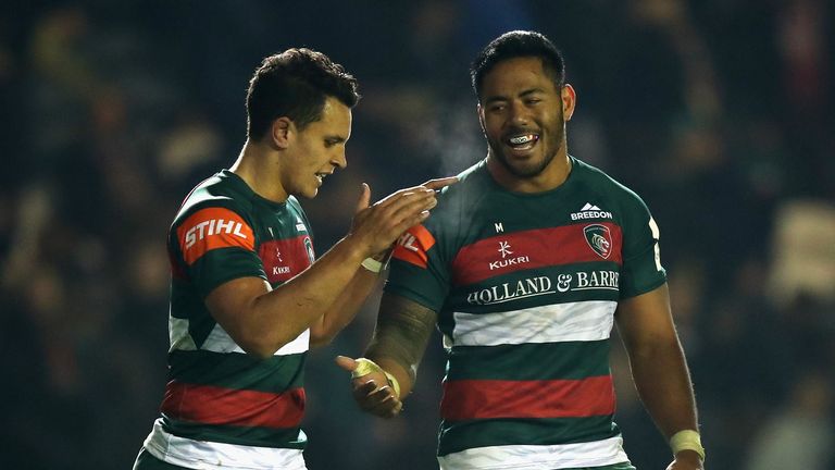 during the Champions Cup match between Leicester Tigers and Scarlets at Welford Road Stadium on October 19, 2018 in Leicester, United Kingdom.