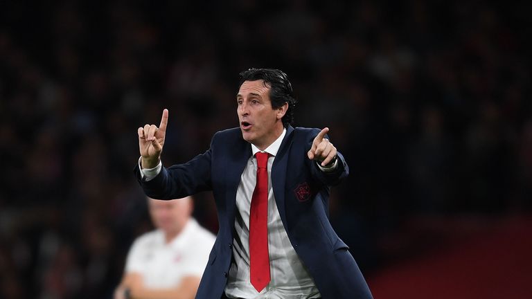 LONDON, ENGLAND - SEPTEMBER 26: of Arsenal during the Carabao Cup Third Round match between Arsenal and Brentford at Emirates Stadium on September 26, 2018 in London, England. (Photo by Stuart MacFarlane/Arsenal FC via Getty Images)