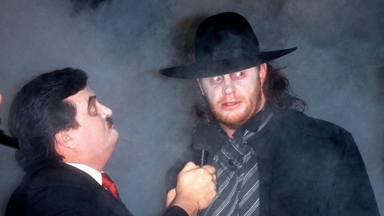 Undertaker was introduced to the world alongside his manager, Paul Bearer