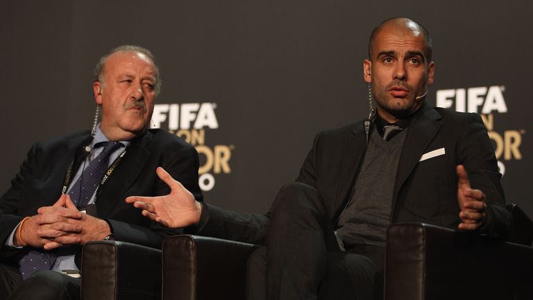 Vicent Del Bosque's Spain team played in a similar style to Pep Guardiola's Barcelona
