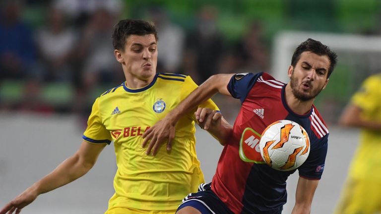 Vidi were beaten 2-0 at home by BATE Borisov on the opening night