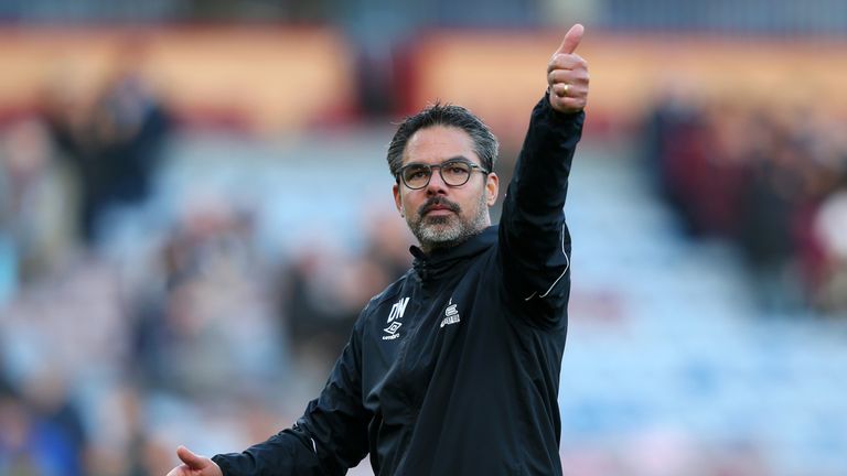 David Wagner during the Premier League game between Burnley FC and Huddesrfield Town at Turf Moor