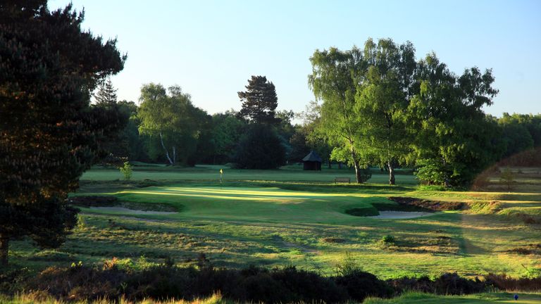 The 17th hole at Walton Heath is a demanding par-three