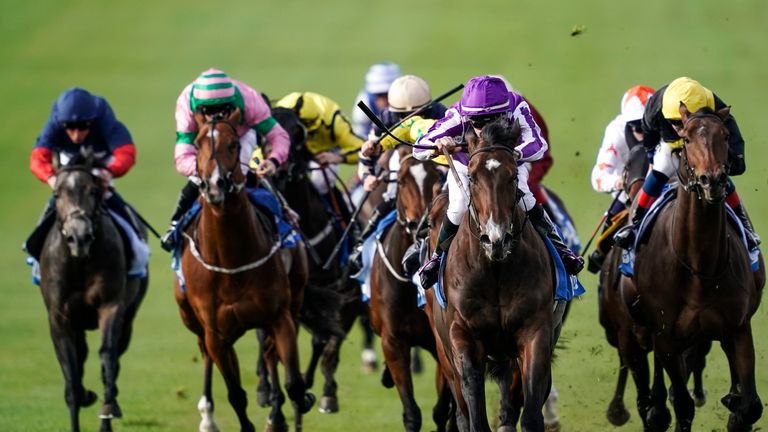 Donnacha O'Brien riding Sergei Prokofiev at Newmarket