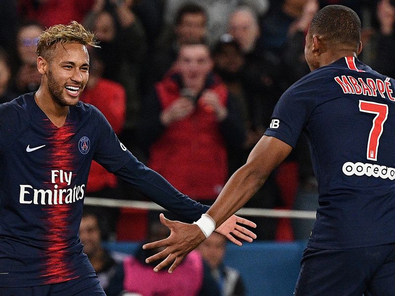 Hat tricks for Mbappe and Neymar as PSG routs Clermont