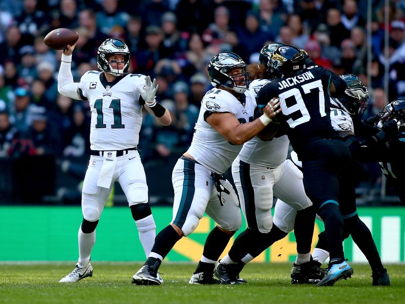 Philadelphia Eagles 24-18 Jacksonville Jaguars: Carson Wentz throws three  touchdowns in win, NFL News