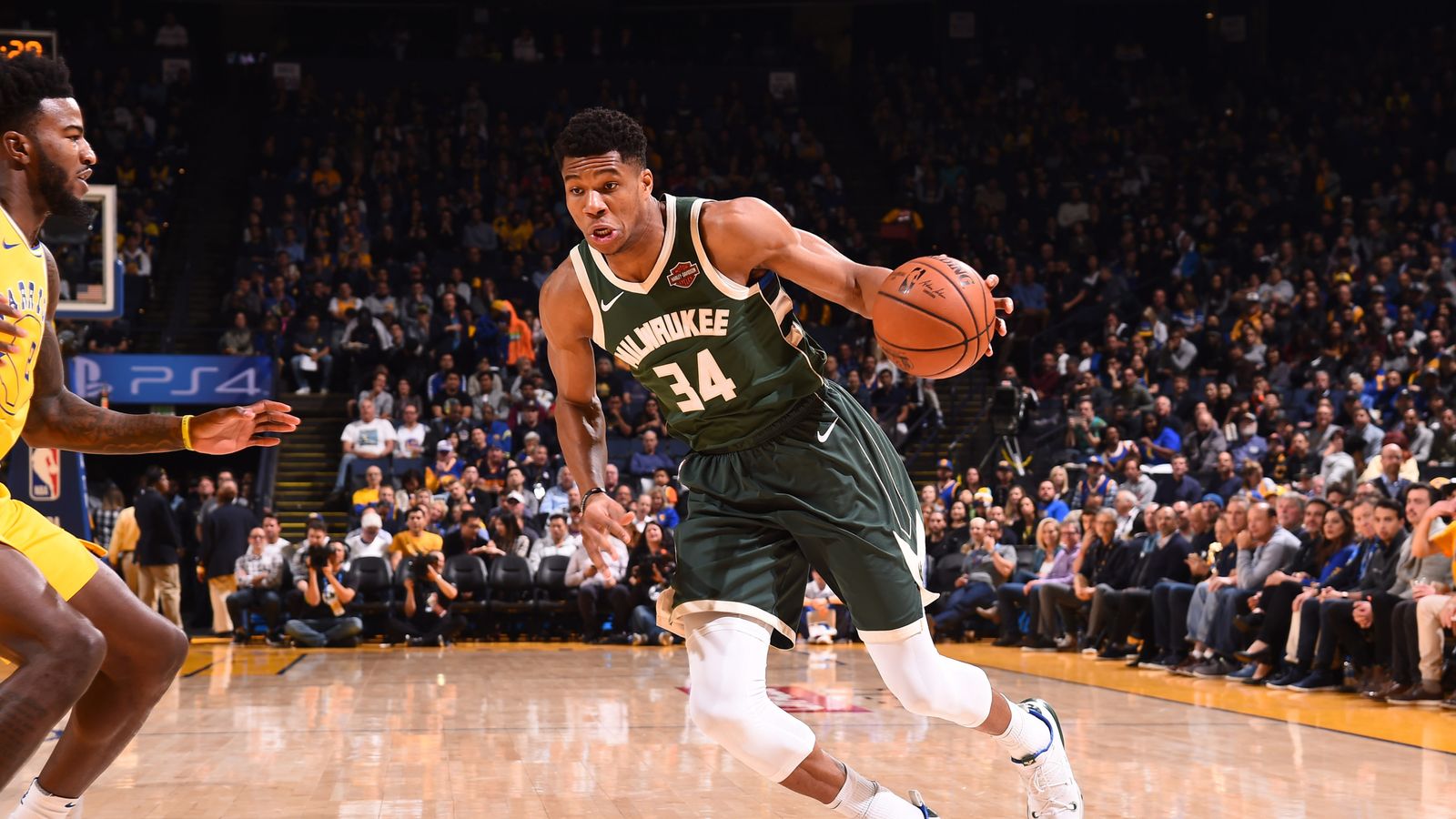 Giannis Antetokounmpo stars as Milwaukee Bucks rout Golden State ...