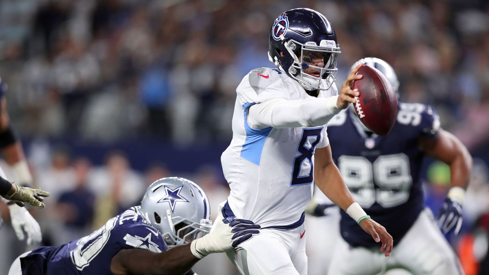 Tennessee Titans 28-14 Dallas Cowboys: Marcus Mariota leads Titans to  Monday night road win, NFL News