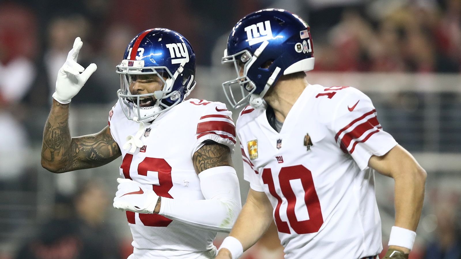 New York Giants 2723 San Francisco 49ers Eli Manning throws three TDs