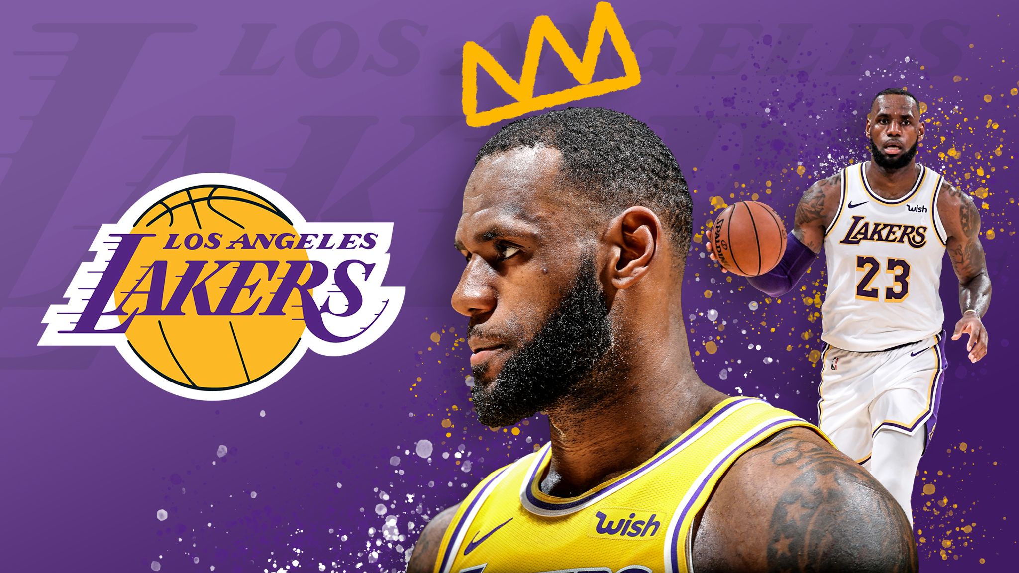 LeBron James mining rich vein of form to stabilise Los Angeles Lakers after  early season woes | NBA News | Sky Sports