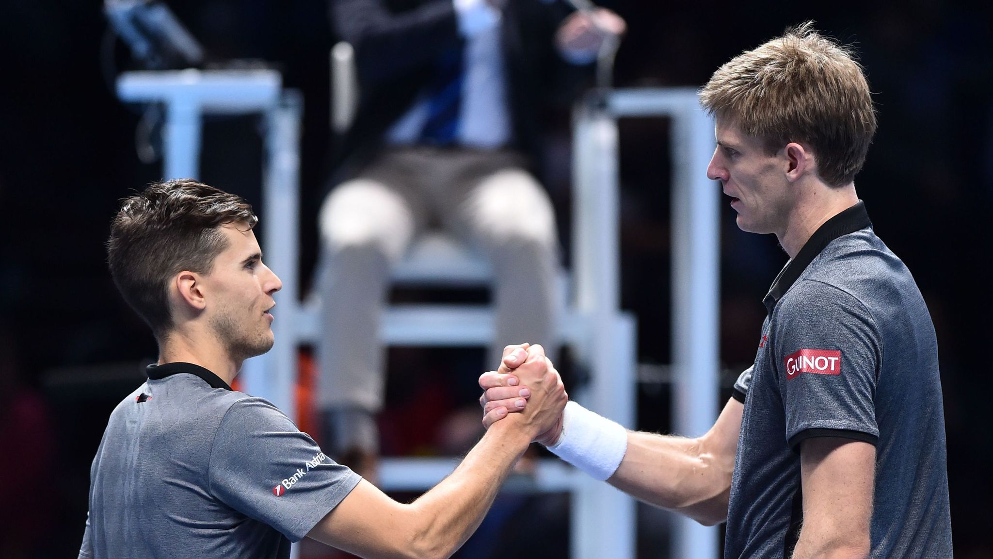 Kevin Anderson defeats Dominic Thiem at ATP Finals in London Tennis