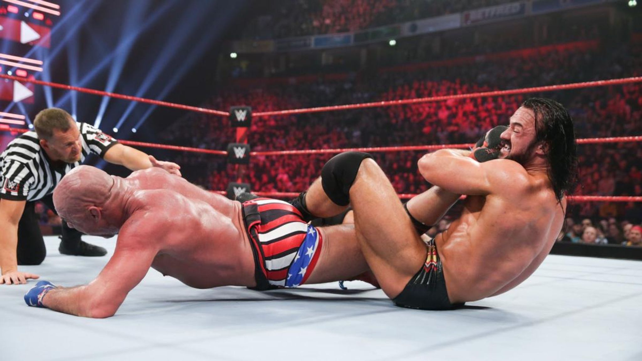 WWE Raw: Kurt Angle returns to action with first Raw singles match since  2006 | WWE News | Sky Sports