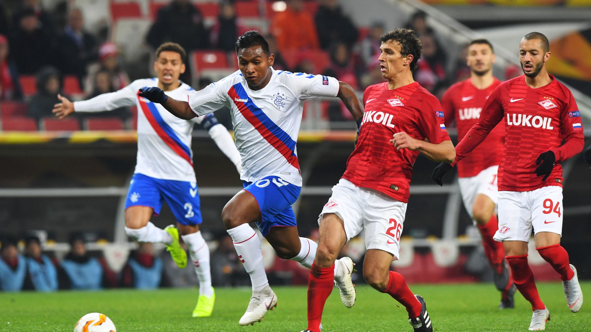 Spartak Moscow 4-3 Rangers: 11-game unbeaten Europa League run