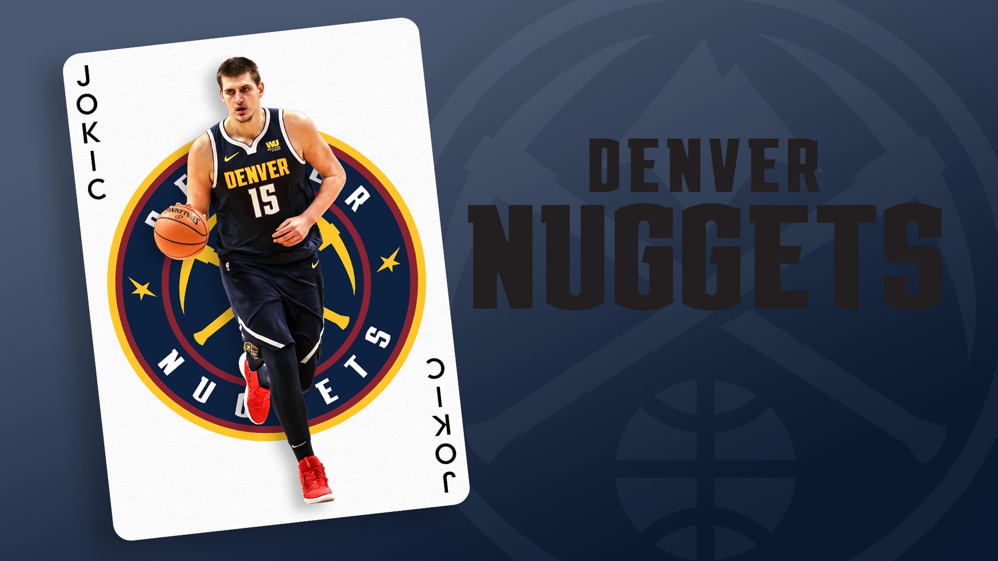 Nikola Jokic The Joker Denver Nuggets Basketball Player 2023 NBA