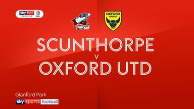 Scunthorpe 3-3 Oxford Utd