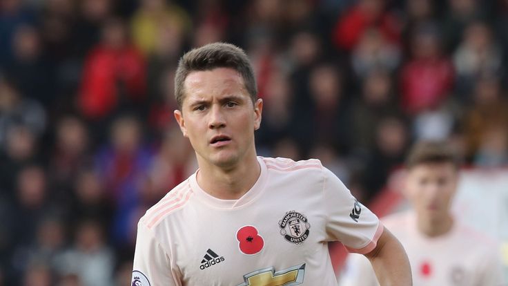 Ander Herrera during the Premier League match between AFC Bournemouth and Manchester United at Vitality Stadium on November 3, 2018 in Bournemouth, United Kingdom.