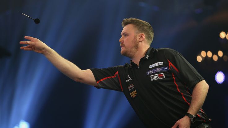  during the First Round of the BDO World Darts Championship at Lakeside Country Club on January 9, 2018 in Camberley, England.