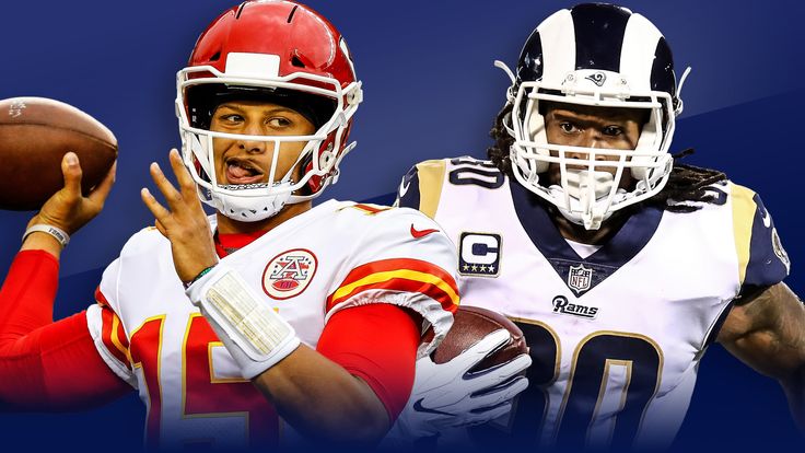 Kansas City Chiefs and Los Angeles Rams meet on Monday Night Football