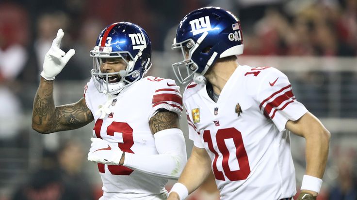 Odell Beckham Jr and Eli Manning were on song as the Giants beat the 49ers on Monday night