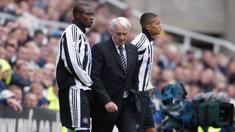 Ameobi with Robson