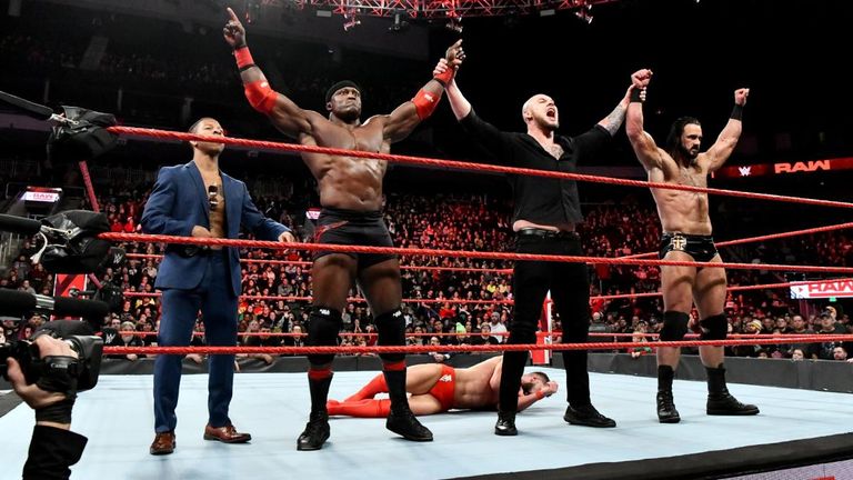 Baron Corbin - with some assistance from Drew McIntyre and Bobby Lashley - took out Finn Balor