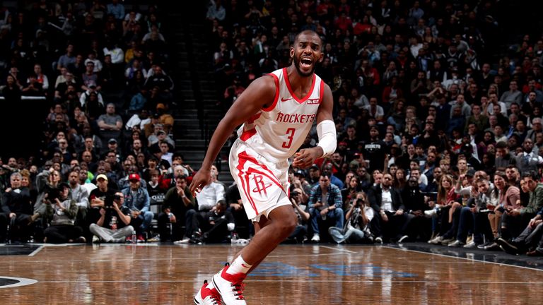 Chris Paul leads the Houston Rockets to victory in Brooklyn