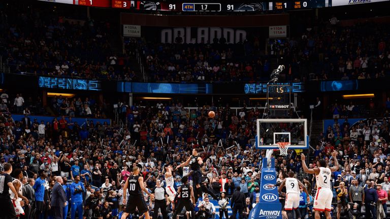 Toronto Raptors live it up in London with win over Orlando Magic