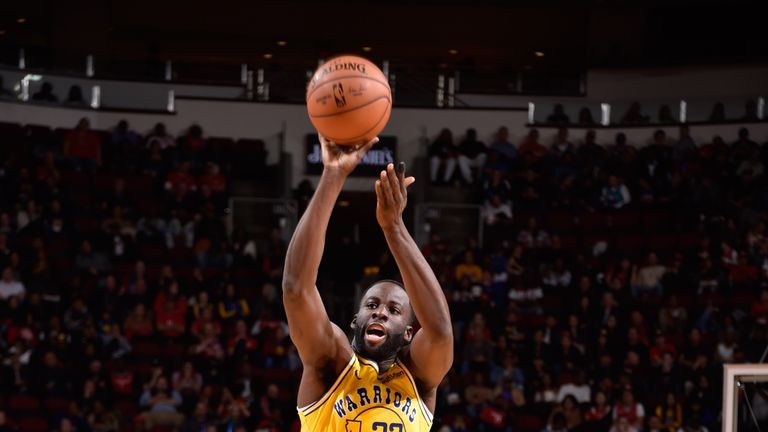 Draymond Green misfires against the Houston Rockets