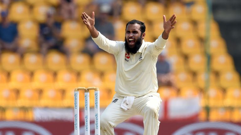 Adil Rashid and the England spinners struggled for consistency on day two