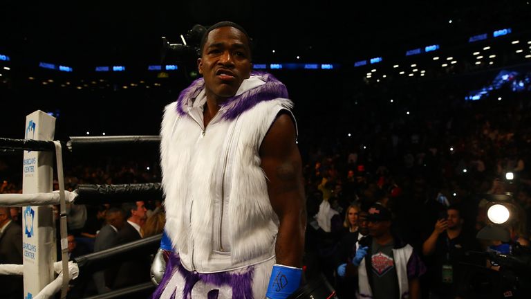 Adrien Broner at Barclays Center on April 21, 2018 in New York City.