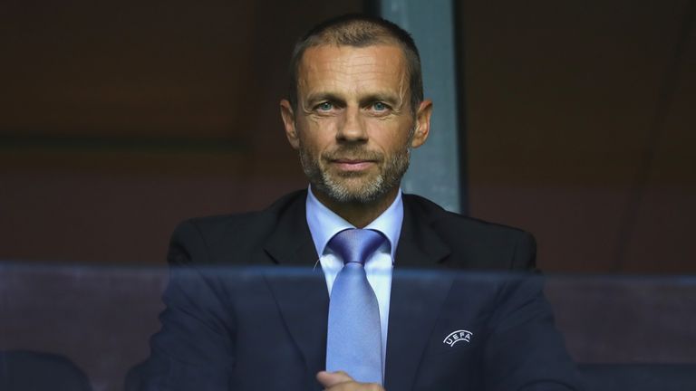  during the UEFA Super Cup between Real Madrid and Atletico Madrid at Lillekula Stadium on August 15, 2018 in Tallinn, Estonia.