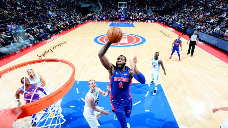 Andre Drummond had his fifth 20-20 game of the season in Detroit's defeat