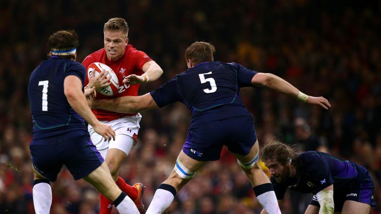 Gareth Anscombe impressed against Scotland