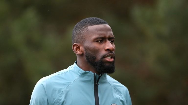 Chelsea's Antonio Rudiger during the press conference at Cobham Training Centre, Stoke D'Abernon. PRESS ASSOCIATION Photo. Picture date: Wednesday November 28, 2018. See PA story SOCCER Chelsea. Photo credit should read: John Walton/PA Wire.