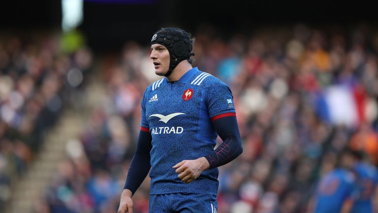 Arthur Iturria of France during the NatWest Six Nations match between Scotland and France at Murrayfield on February 11, 2018 in Edinburgh, Scotland.