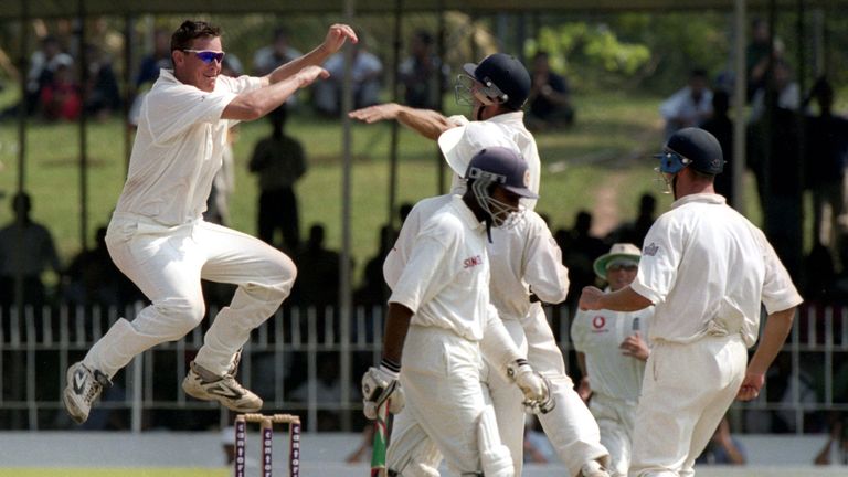 'Ashley Giles and Robert Croft put us in control in Colombo...' (Credit: Stu Forster/ALLSPORT)